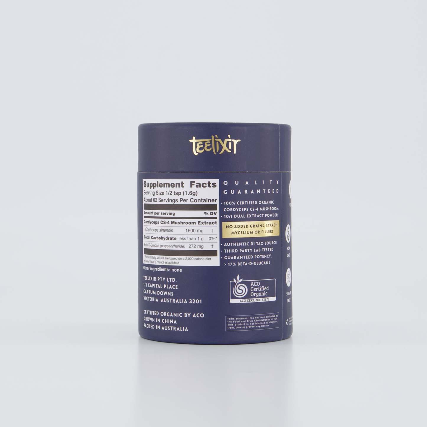 Teelixir Organic Cordyceps Mushroom 500g