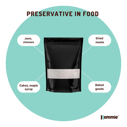 Kemmie 2Kg Potassium Sorbate Food Grade Granules Preservative E202 Cosmetic