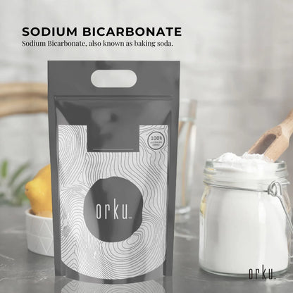 Orku Bulk 10Kg Sodium Bicarbonate Food Grade Baking Soda Aluminium Free Powder