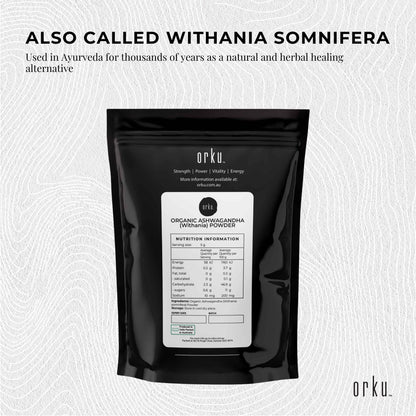 1Kg Organic Ashwagandha Root Powder Withania Somnifera Herb Supplement