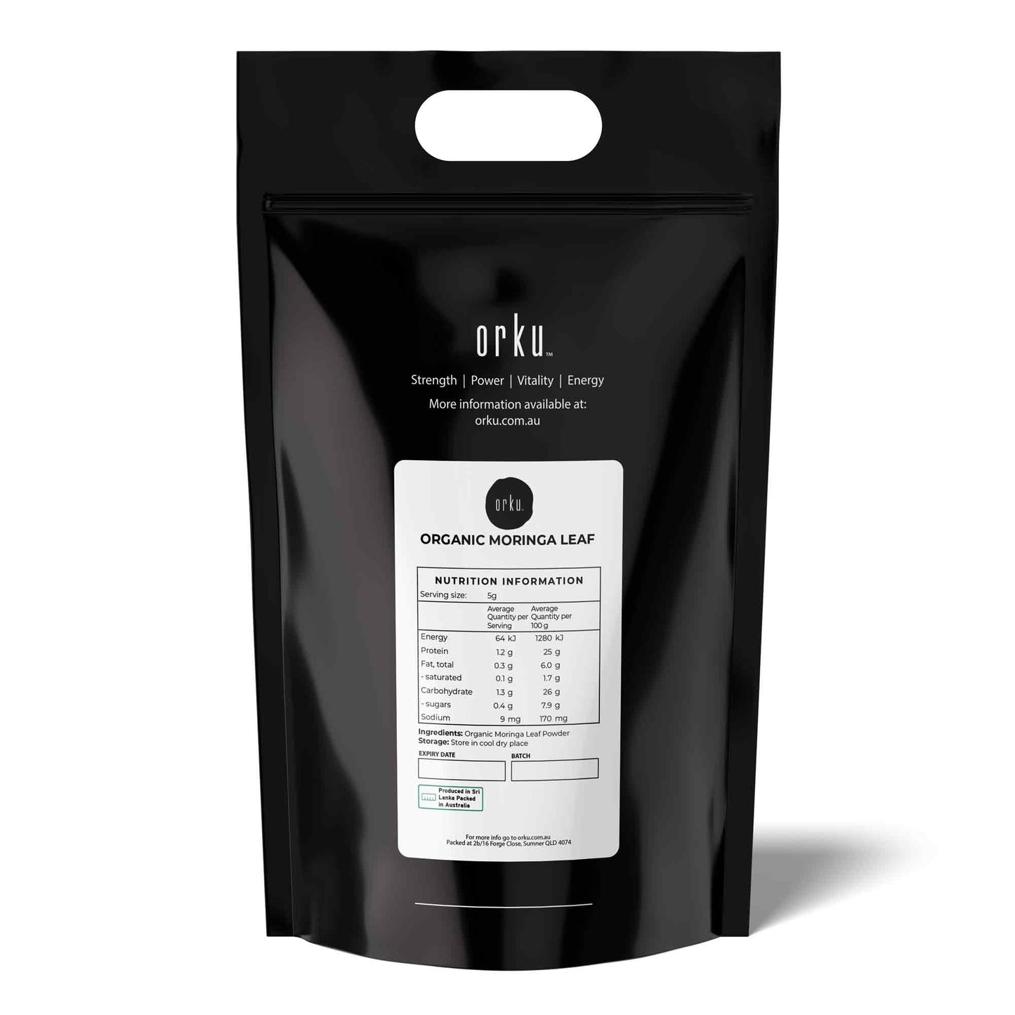 5Kg Organic Moringa Leaf Powder -  Supplement Moringa Oleifera Drumstick Leaf