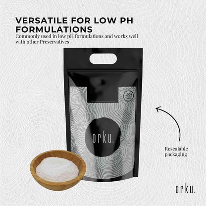 Orku 10Kg Sodium Benzoate USP/FCC Grade Prills – E211 Preservative CAS 532-32-1
