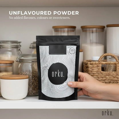 Orku 1Kg Magnesium Bisglycinate Powder Unflavoured Chelated Biglycinate